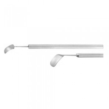 Helveston Tissue Retractor Thin Curved Blade Stainless Steel, 12.5 cm - 5" Blade Width 7 mm